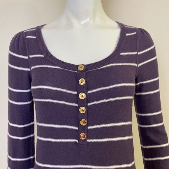 Juicy Couture Dress purple and white stripe Size Small - Picture 2 of 5